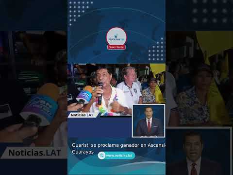 Guaristi se proclama ganador en Ascensión de Guarayos