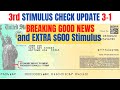 BIG NEWS Third Stimulus Check Update S