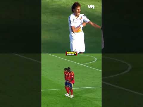 🕺✨ Lamine Yamal y Nico Williams homenajearon a Neymar bailando como él en el Santos #shorts