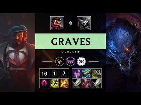 Graves Jungle vs Rengar - KR Master Patch 25.17