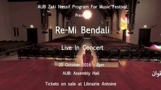 ReMi Bendali In Concert 20/10/16 ريمي بندلي في حفل غنائي
