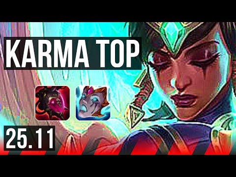 KARMA vs TEEMO (TOP) | 3/1/4 | KR Diamond | 25.11