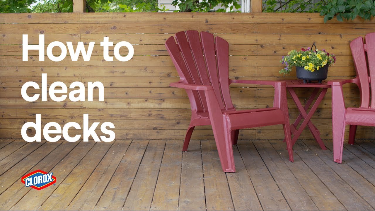 Clorox® How-To: Clean an Outdoor Deck with Clorox® Outdoor Bleach