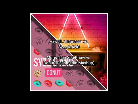 Axwell Λ Ingrosso vs. Syzz & ANG - More Than You Know vs. Donut (Dash Berlin Mashup)