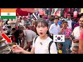 Korean Girl Go For Food Hunting In India Most Busiest Streets ️