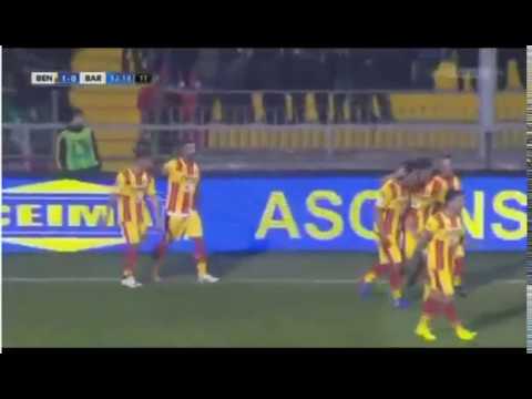 Serie B 2016-17 Anticipo 27^ Giornata Benevento vs. Bari 3-4 Full Match