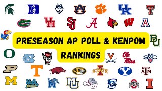 Preseason AP Poll & KenPom Rankings