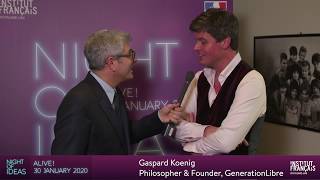 Gaspard Koenig at The Night of Ideas 2020 video