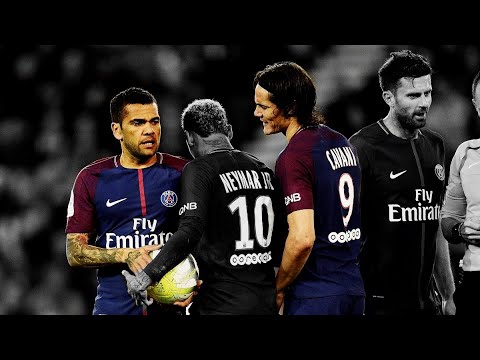 Cavani rejects Neymar's request again and Alves interpose