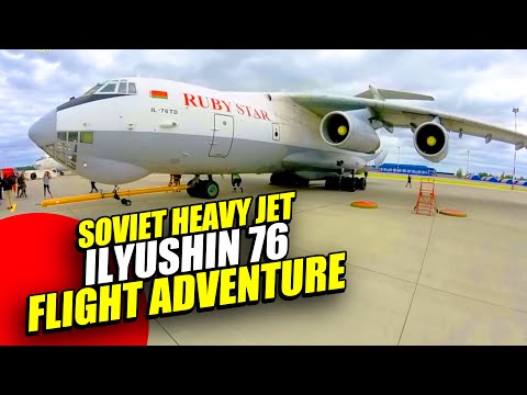 TRUE RUSSIAN FLYING!  IL-76 ULTIMATE COCKPIT MOVIE Open Cargo Ramp in Flight [AirClips Cockpit Docu] Video