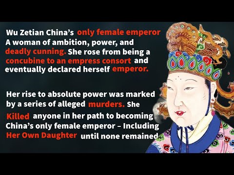 How a Nun Became China's First and Only Female Emperor |  Wu Zetian