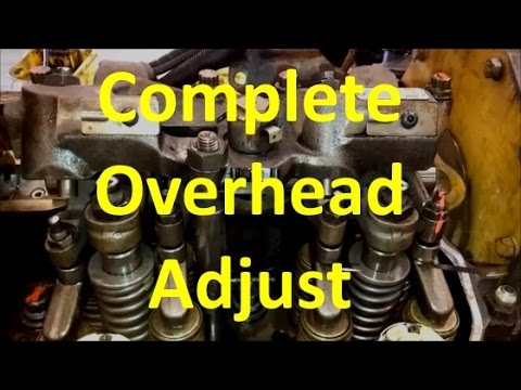 How To Perform A C15 Overhead Valve Adjust. CAT Complete Overhead And Valve Adjustment.