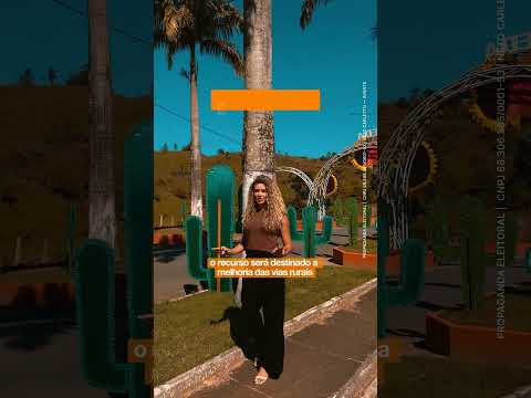 Mais investimentos para a zona rural de Vereda! 🧡🚜