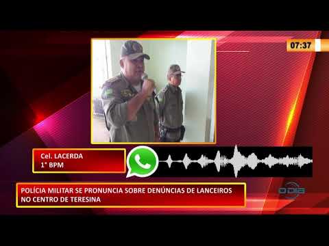 Polícia Militar se pronuncia sobre denúncias acerca de lanceiros no Centro de Teresina 27 10 2020