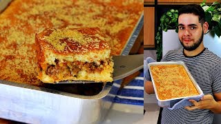 TORTA DE CARNE MOÍDA DE LIQUIDIFICADOR FÁCIL E RÁPIDA | MASSA SUPER FOFINHA