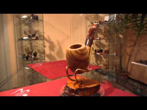 Pipa olivastro bent fatta a mano - www.paronellipipe.it