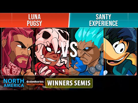 Luna & Pugsy VS Santy & Experience - Winners Semis - NA - Brawlhalla SteelSeries Invitational 2022