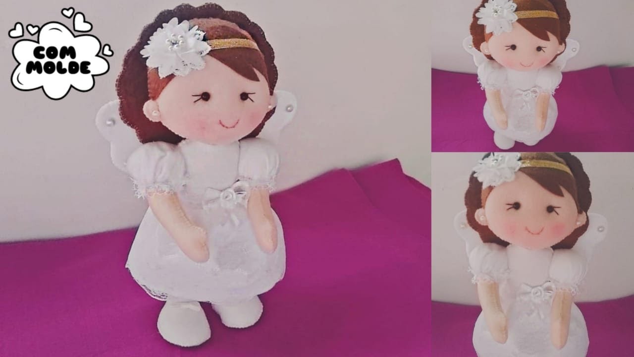 Passo a Passo : Anjinha em Feltro