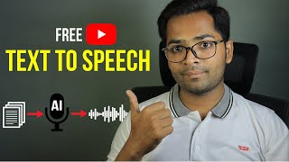 Free Text to Speech AI Tool for Faceless Video Creation - 2024