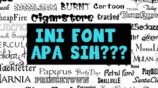 5 Menit cara menemukan nama font dari gambar tanpa aplikasi