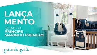 Quarto de Bebê Príncipe Marinho Premium - Grão de Gente
