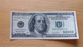 100 US Dollar Banknote Series 2003 [4K]