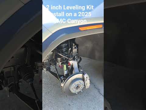 2 inch Leveling Kit Install 2025 GMC Canyon #automobile #denali #2025gmccanyon