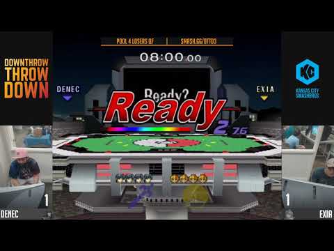 DTTD #3 SSBM - Denec (Marth) Vs. Exia (Peach) Pool 4 Losers QF