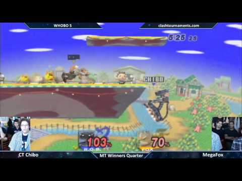 WHOBO 5 - CT Chibo vs MegaFox - Mid Tiers - SSBB