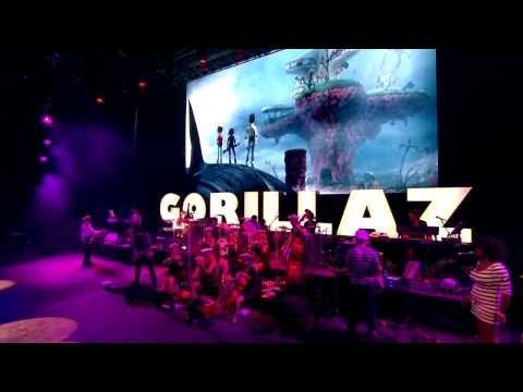 Gorillaz Live at Glastonbury (HD) - On Melancholy Hill