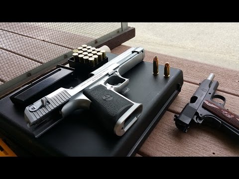Desert Eagle .44 Magnum First Shot Test