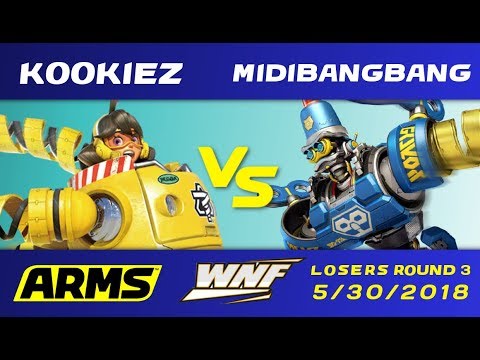 ARMS@WNF 2.5 - Kookiez (Mechanica) VS MIDIBangBang (Byte & Barq) - (Loser Round 3)