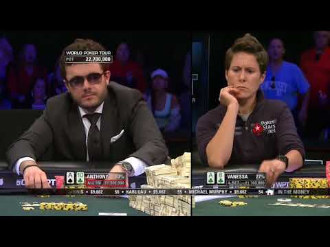 World Poker Tour Season 12 -- Thrilling All In Anthony Zinno vs. Vanessa Selbst at WPT Borgata
