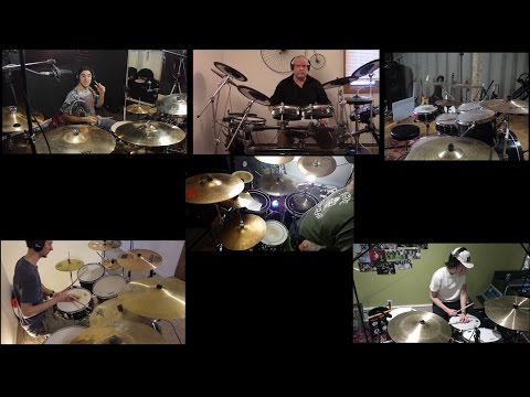 6 DRUMMERS 1 SONG | Red Hot Chili Peppers | By The Way