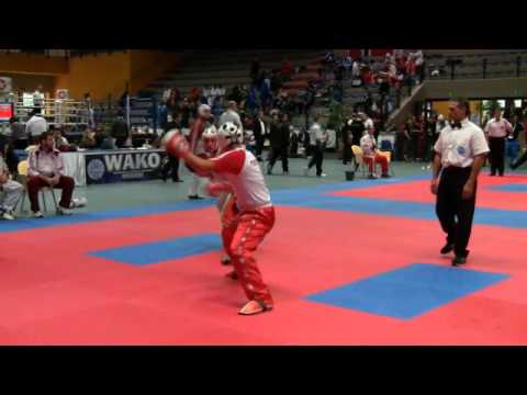 WAKO 2009 Kristian Jaroszkievicz v Murat Sirekbasan