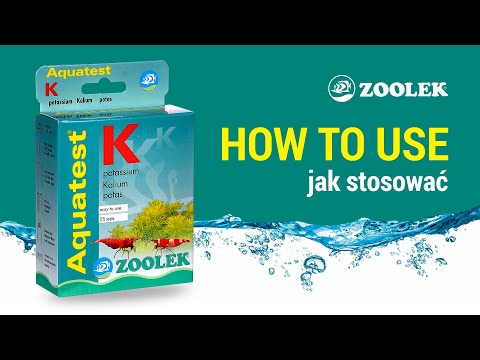 ZOOLEK Aqua Test K (1120) - Test na potas do akwarium słodkowodnego