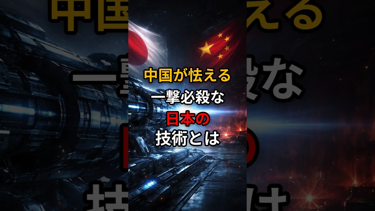 中国が怯える一撃必殺な日本の技術