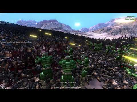 100 Doom Guys (Attack) vs 10,000 Predators (Attack)