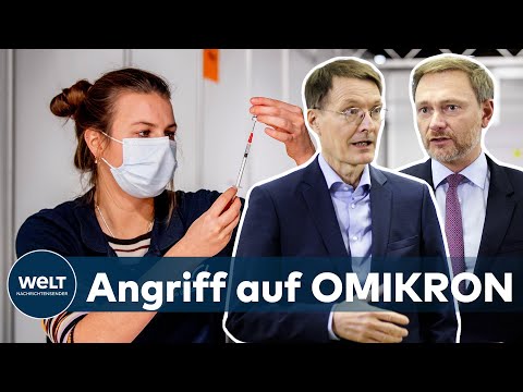 KAMPF GEGEN OMIKRON: Lindner und Lauterbach wollen Corona-Impfkampagne intensivieren