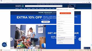 Sears Online Account- Sign Up Tutorial