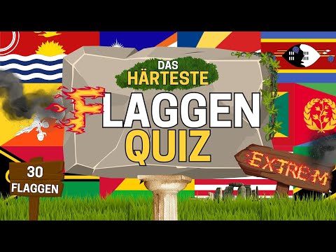 Flaggen-Quiz extrem! 🔥 Die 30 unbekanntesten Flaggen der Welt! 🇳🇵🇹🇻