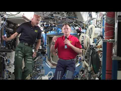 Expedition 60 crewmembers talks with The Weather Channel
