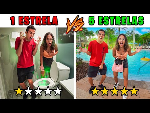 HOTEL 5 ESTRELAS VS HOTEL 1 ESTRELA NOS ESTADOS UNIDOS! - (O QUE É ISSO?)