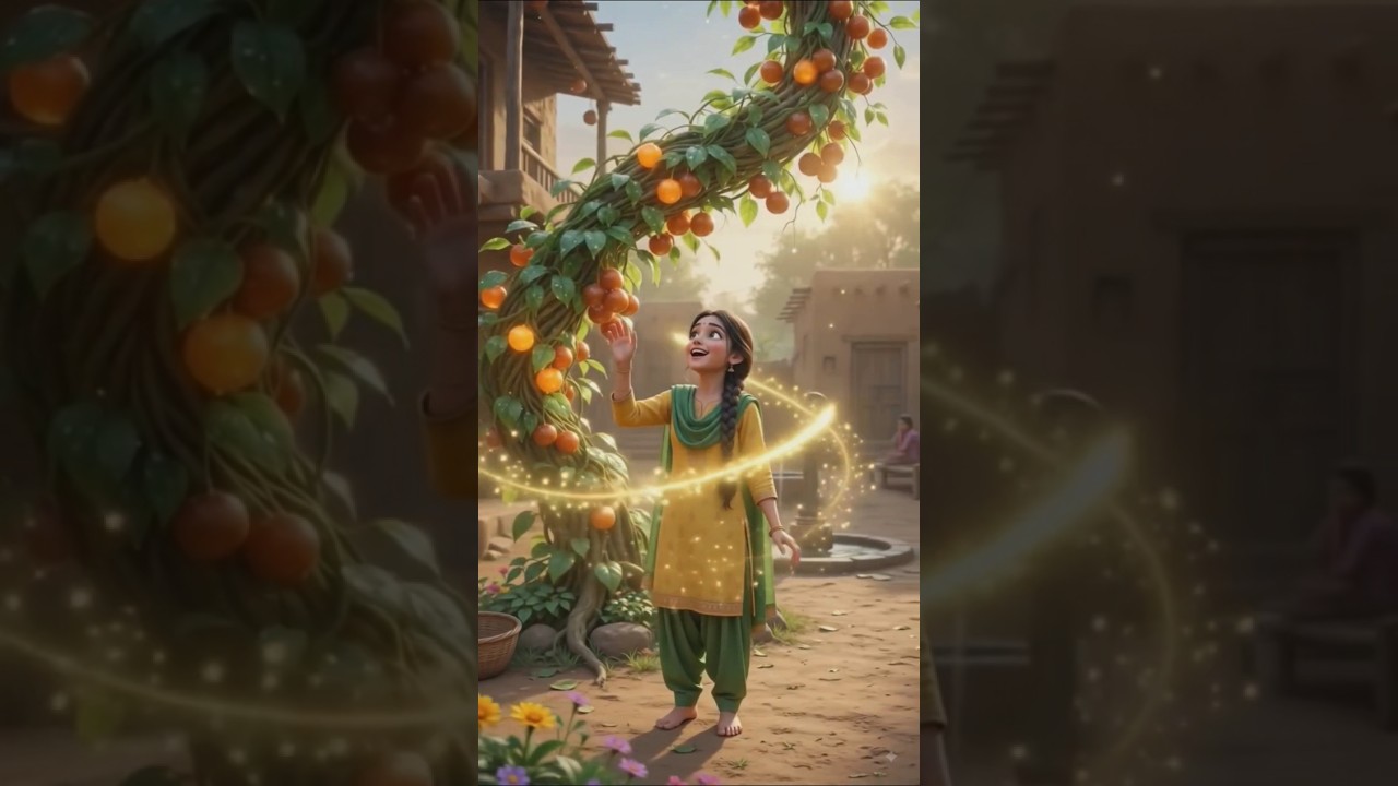 🌈 जादुई बेल पर उगे गुलाब जामुन! 😱 लालची व्यापारी को मिली ऐसी सजा कि रो पड़ा | Magical Vine Story