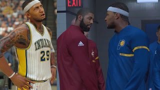 NBA 2K17 MyCAREER - Kyrie Trash Talking Shawn?! DEMOLISHING C.FRYE IN THE PAINT!!