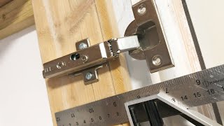 How to install and measure for Grass Tiomos soft close cabinet hinges. DIY
