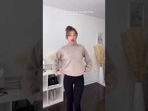 How to layer so u stay warm without bulk #shorts