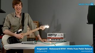 Rotosound RFB1 1960's Fuzz Pedal - What To Know & Where To Rotosound RFB1 1960's Fuzz Pedal - What To Know & Where To