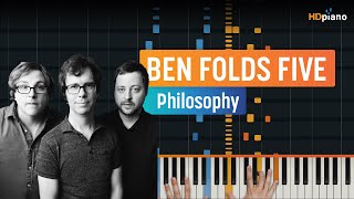 How to Play &quot;Philosophy&quot; by Ben Folds Five | HDpiano (Part 1) Piano Tutorial