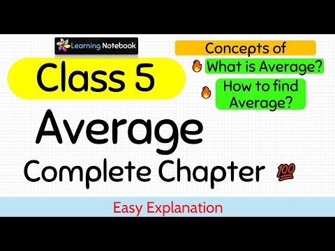 Class 5 Maths Chapter Average